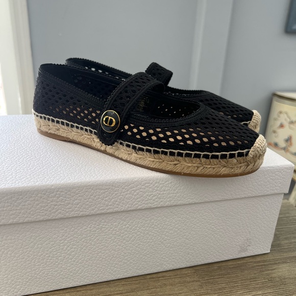 NEVER WORN Dior Caro Espadrilles. Size 37.5. Have original box and dust bags. - Picture 3 of 9